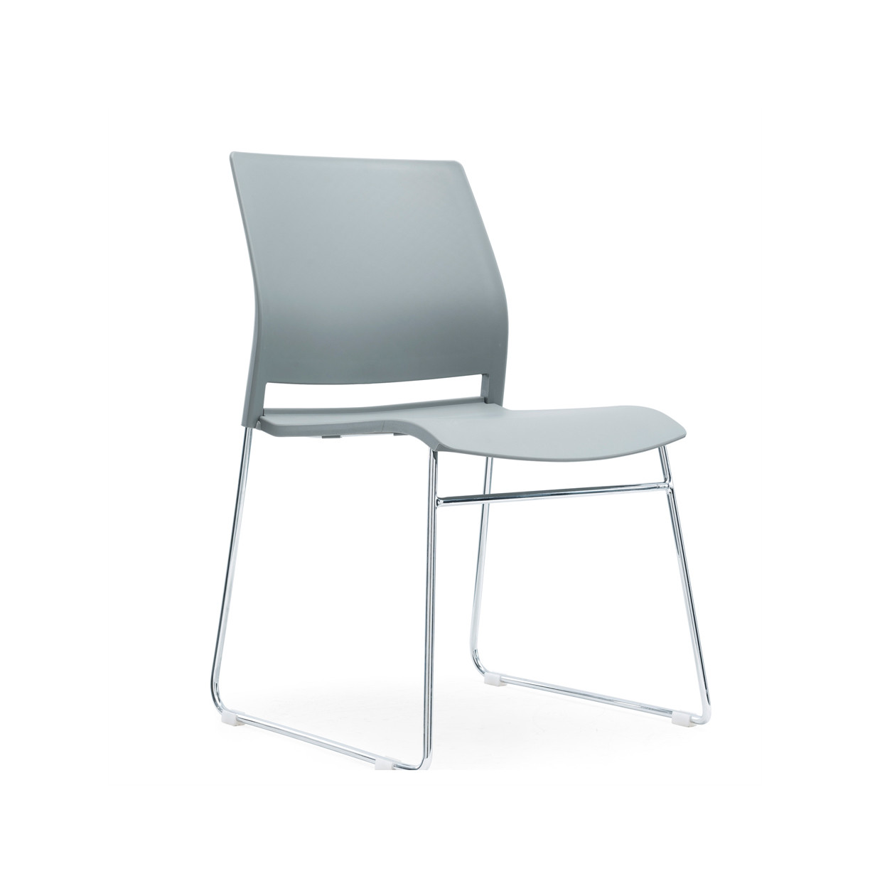 Bevon Plastic Chair with Chrome Legs