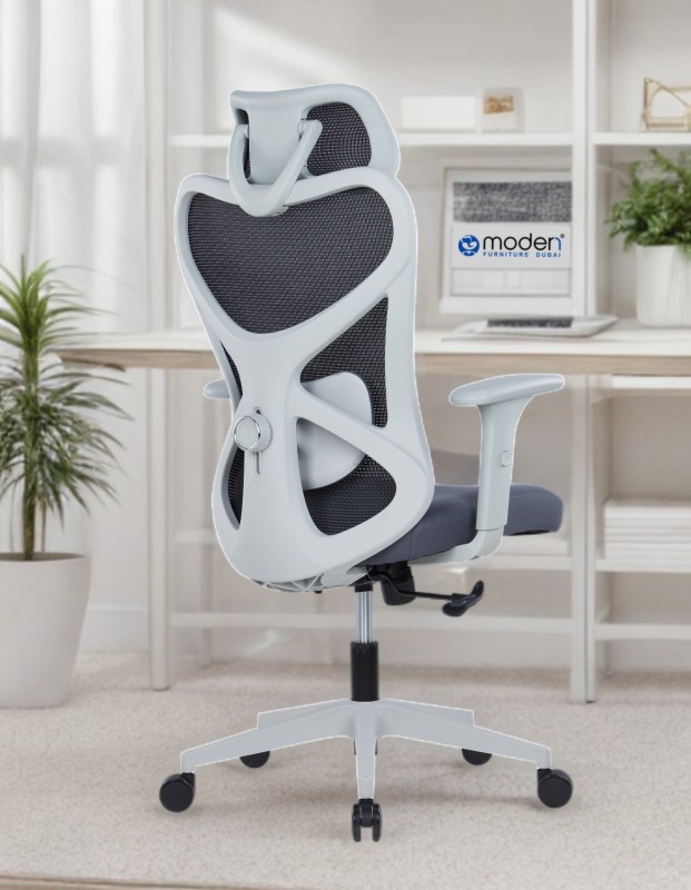 uComfort Super Ergonomic Executive Office Chair High Back White Special Edition Workspace Chair Modern Office Furniture Dubai