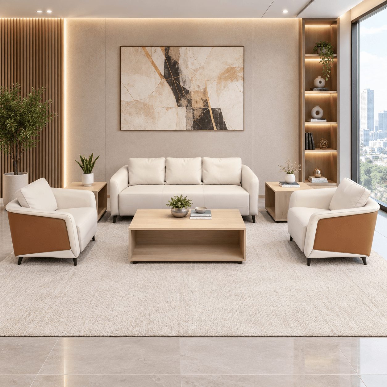 Safire Office Sofa Set (3+1+1)