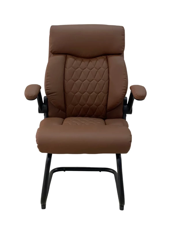 Reno Office Visitor Chair for Guests Brown