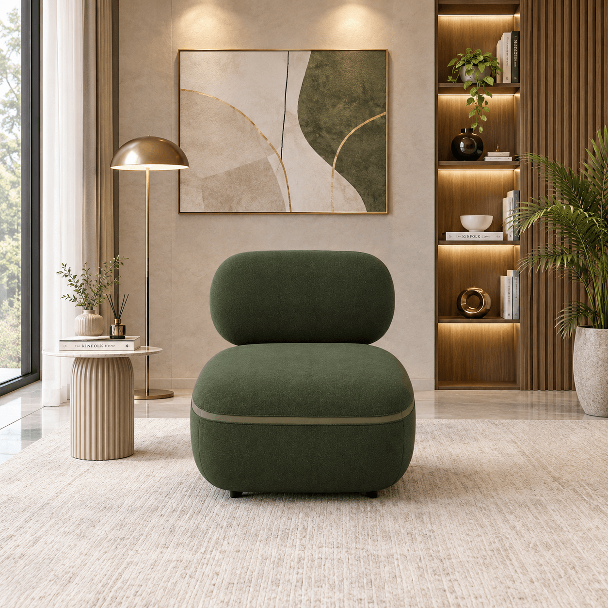 Xeron Lounge Chair with Back Support