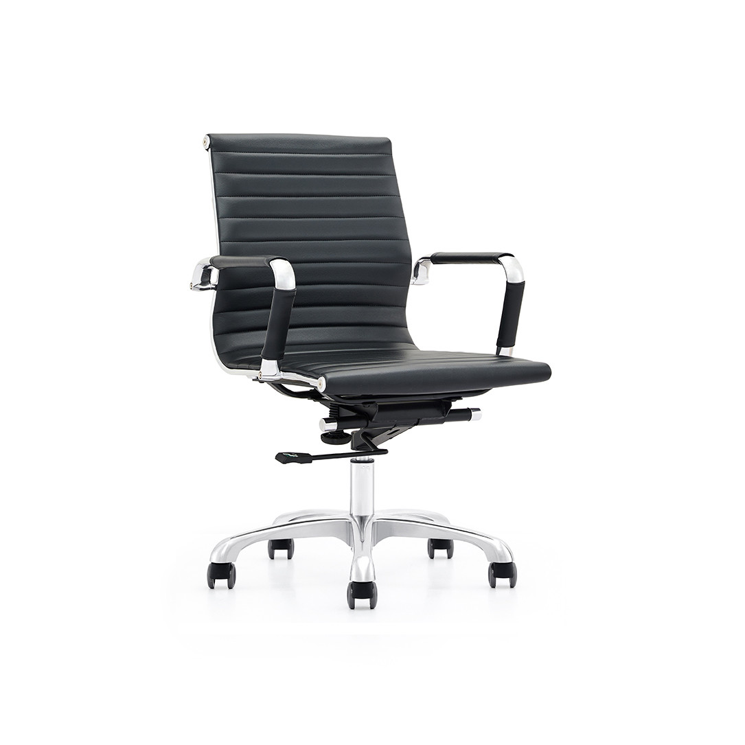 Rusa Executive Low Back Black Chair
