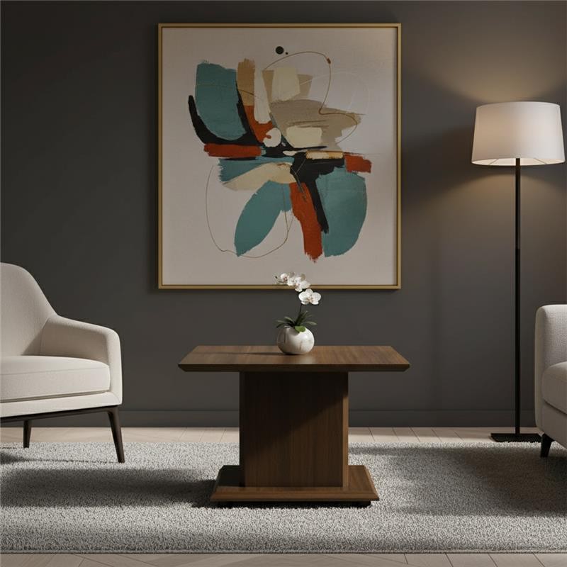 Blonee Modern Office Coffee Table (Brown)