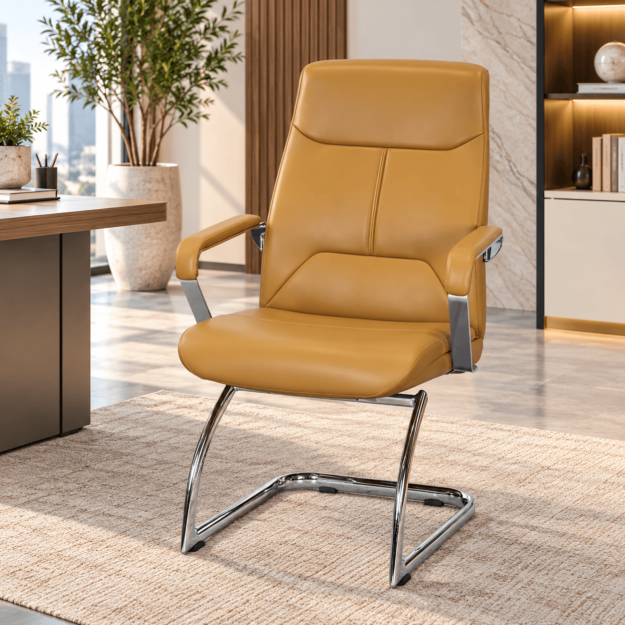 Bambi Leather Office Visitor Chair